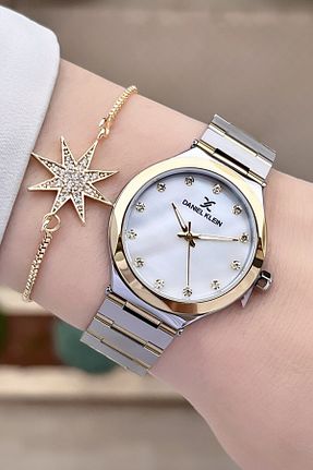 ساعت مچی زرد زنانه 31-35 میلی متر Daniel Klein - کد 815665134