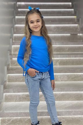 شلوار آبی بچه گانه پنبه ای Escabel - کد 648966755