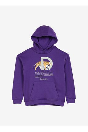 سوئیشرت بنفش بچه گانه چاپی Discovery Expedition - کد 761737004