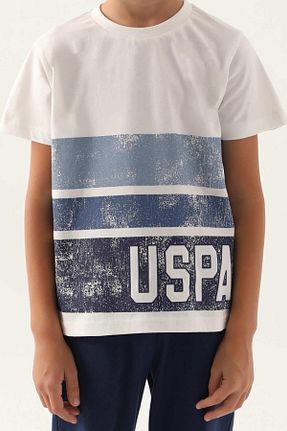 ست لباس راحتی بژ بچه گانه ساده U.S. Polo Assn. - کد 816091828