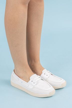 کفش لوفر سفید زنانه پاشنه کوتاه ( 4 - 1 cm ) کد 815768118