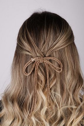 گیره سر بژ زنانه Hayalperest boncuk - کد 815993371
