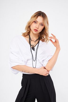 گردنبند جواهر مشکی زنانه LAMANTE - کد 816147941