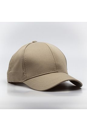 کلاه بژ زنانه پنبه ای LEAN CAP - کد 816244590
