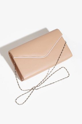 کیف مجلسی بژ زنانه پارچه ای DARUGA - کد 816245881