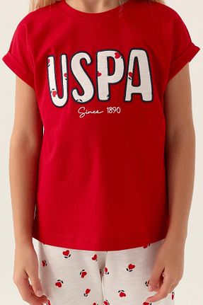 ست لباس راحتی قرمز بچه گانه ساده U.S. Polo Assn. - کد 816091785