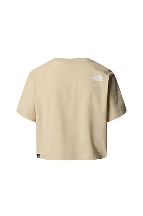 تیشرت اسپرت بژ زنانه گشاد The North Face - کد 815743002