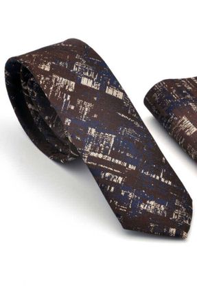 کراوات قهوه ای مردانه بافت کد 339195813