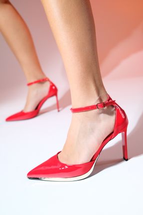 کفش استایلتو قرمز پاشنه نازک پاشنه متوسط ( 5 - 9 cm ) کد 815741410