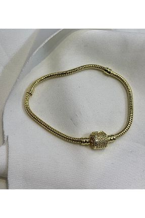 دستبند استیل (فولاد) طلائی زنانه استیل (فولاد) TuQos - کد 815771952