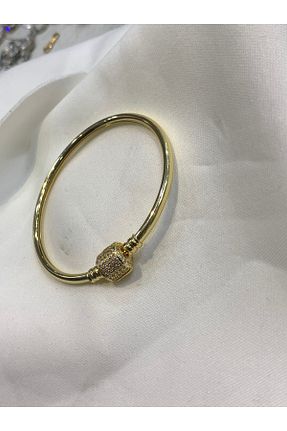 دستبند استیل (فولاد) طلائی زنانه استیل (فولاد) TuQos - کد 815857446