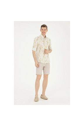 پیراهن خاکی مردانه یقه دکمه دار U.S. Polo Assn. - کد 815790601