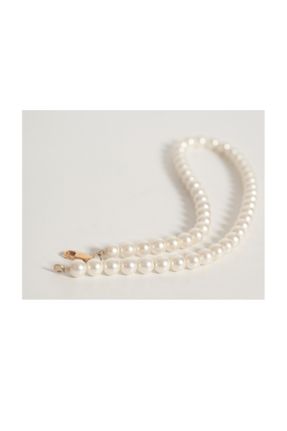 گردنبند جواهر سفید زنانه شیشه کد 815841546