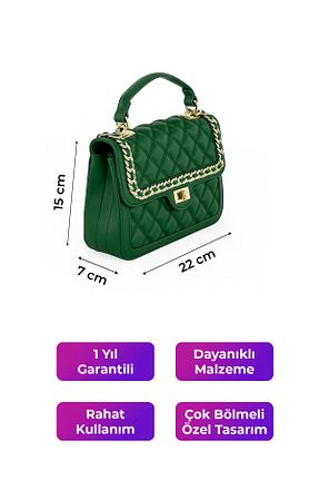 کیف پستچی سبز زنانه چرم مصنوعی louisiana polo - کد 815852540