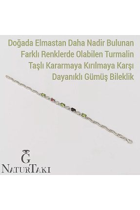دستبند نقره زنانه 925 عیار Naturtakı - کد 815889946