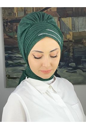 روسری سبز شیفون کد 815936598