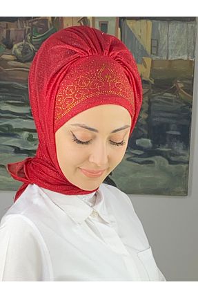 روسری قرمز شیفون کد 815941899