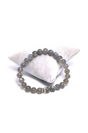 دستبند جواهر طوسی زنانه سنگ طبیعی Padore Accessory - کد 815951398