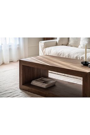 میز جلو مبلی قهوه ای چوب Eriza Home - کد 816151674
