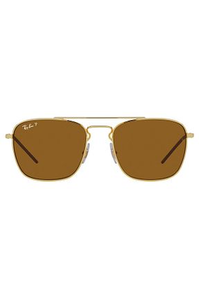 عینک آفتابی طلائی زنانه 55 Ray-Ban - کد 666069869