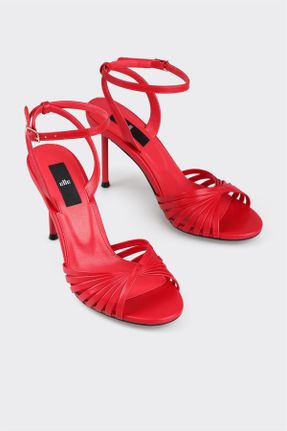 کفش پاشنه بلند کلاسیک قرمز زنانه پلی اورتان پاشنه نازک پاشنه بلند ( +10 cm) کد 816119431