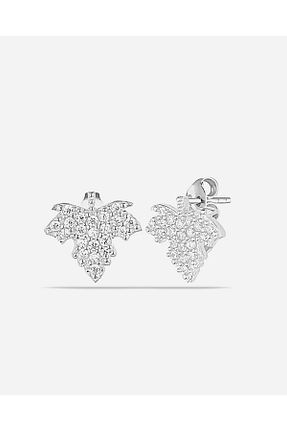 گوشواره نقره سفید زنانه 925 عیار MEKS JEWELS - کد 759675626