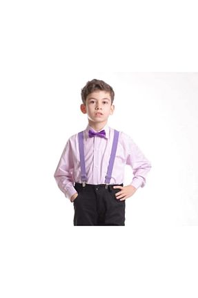 پیراهن بنفش بچه گانه اسلیم فیت NOBLE STORE - کد 674449427