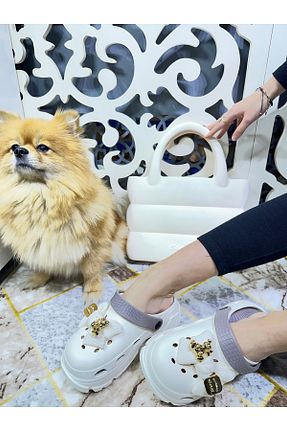 دمپائی سفید زنانه EVA Evabeauty - کد 815872367