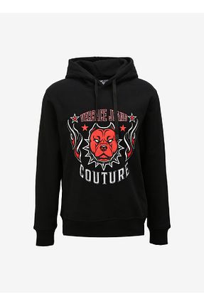 سوئیشرت مشکی مردانه ساده VERSACE JEANS COUTURE - کد 784173295