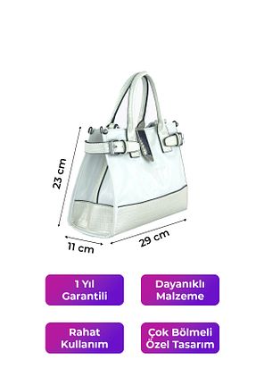 کیف پستچی سفید زنانه چرم مصنوعی louisiana polo - کد 815852829