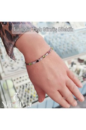 دستبند نقره زنانه 925 عیار Naturtakı - کد 815889946