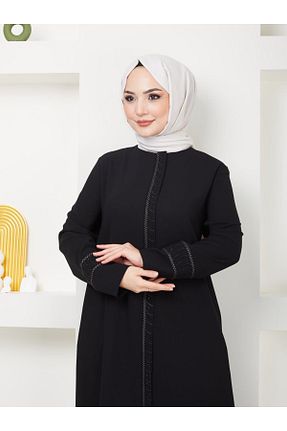 کلاه و ابایا مشکی زنانه پنبه پلی استر ZEWAHİR FASHİON - کد 815963002