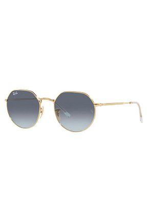 عینک آفتابی طلائی زنانه پلاریزه Ray-Ban - کد 741965183