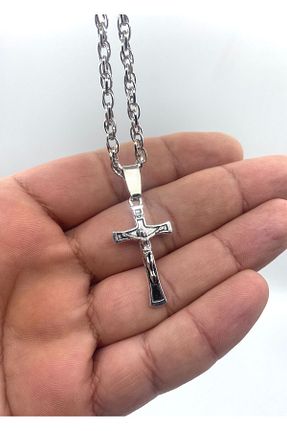 گردنبند جواهر زنانه روکش نقره oldskoolbutik - کد 816099795
