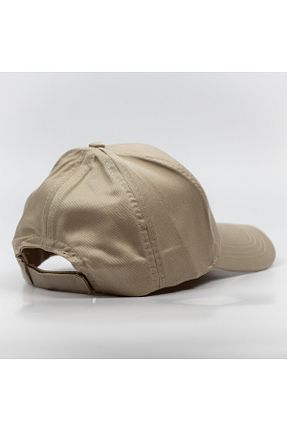 کلاه بژ زنانه پنبه ای LEAN CAP - کد 816244590