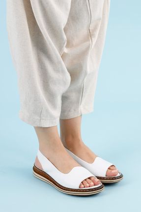 کفش کژوال سفید زنانه پاشنه کوتاه ( 4 - 1 cm ) پاشنه ساده کد 816385929