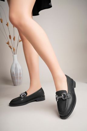کفش کژوال مشکی زنانه چرم مصنوعی پاشنه کوتاه ( 4 - 1 cm ) پاشنه ساده کد 816383804
