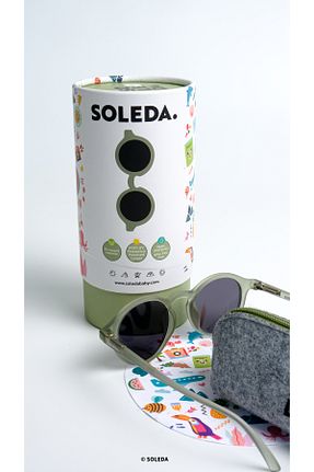 عینک آفتابی سبز بچه گانه پلاریزه SOLEDA - کد 814549738