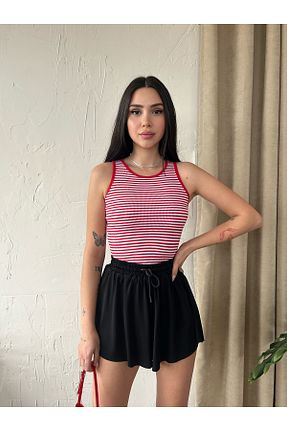 بلوز قرمز زنانه کراپ Fav Style - کد 808502120