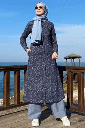 شلوار حجاب بژ زنانه جین Rabia Şamlı - کد 762531738