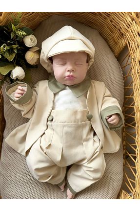 ست نوزادی قهوه ای بچه گانه پنبه ای Mama Miel Baby - کد 816272254