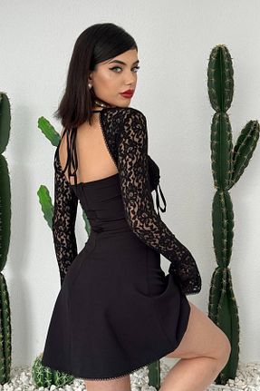 لباس مشکی زنانه بافتنی WOMAN VISION - کد 816375206