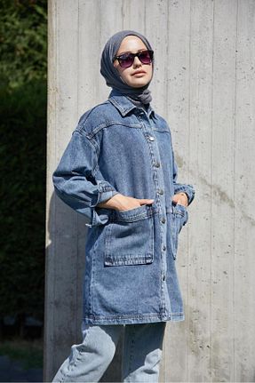 کت رنگی زنانه اورسایز ENZİM JEANS - کد 812892180