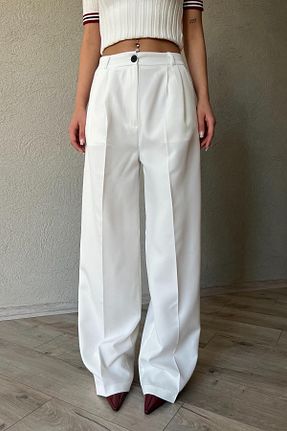 شلوار نباتی زنانه مخلوط پلی استر Seda Yalçın Atelier - کد 816464302