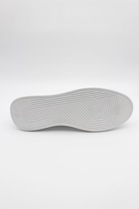 کفش کژوال سفید مردانه چرم طبیعی پاشنه کوتاه ( 4 - 1 cm ) پاشنه ساده کد 775763334
