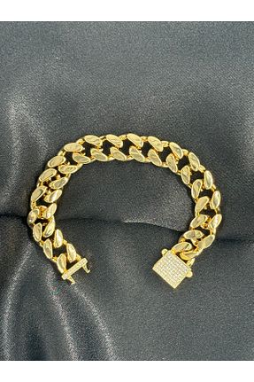 دستبند استیل (فولاد) طلائی زنانه استیل (فولاد) MywJewelery - کد 816602726