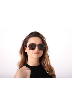 عینک آفتابی طلائی زنانه UV400 ESRADA - کد 109897582