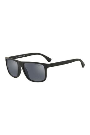عینک آفتابی مشکی مردانه 56 Emporio Armani - کد 110751632