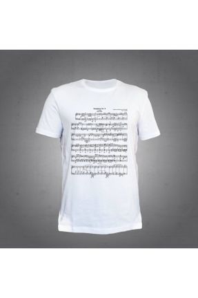 تی شرت سفید زنانه رگولار یقه گرد کد 110791788