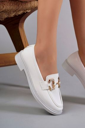 کفش آکسفورد سفید زنانه پاشنه کوتاه ( 4 - 1 cm ) کد 816383519